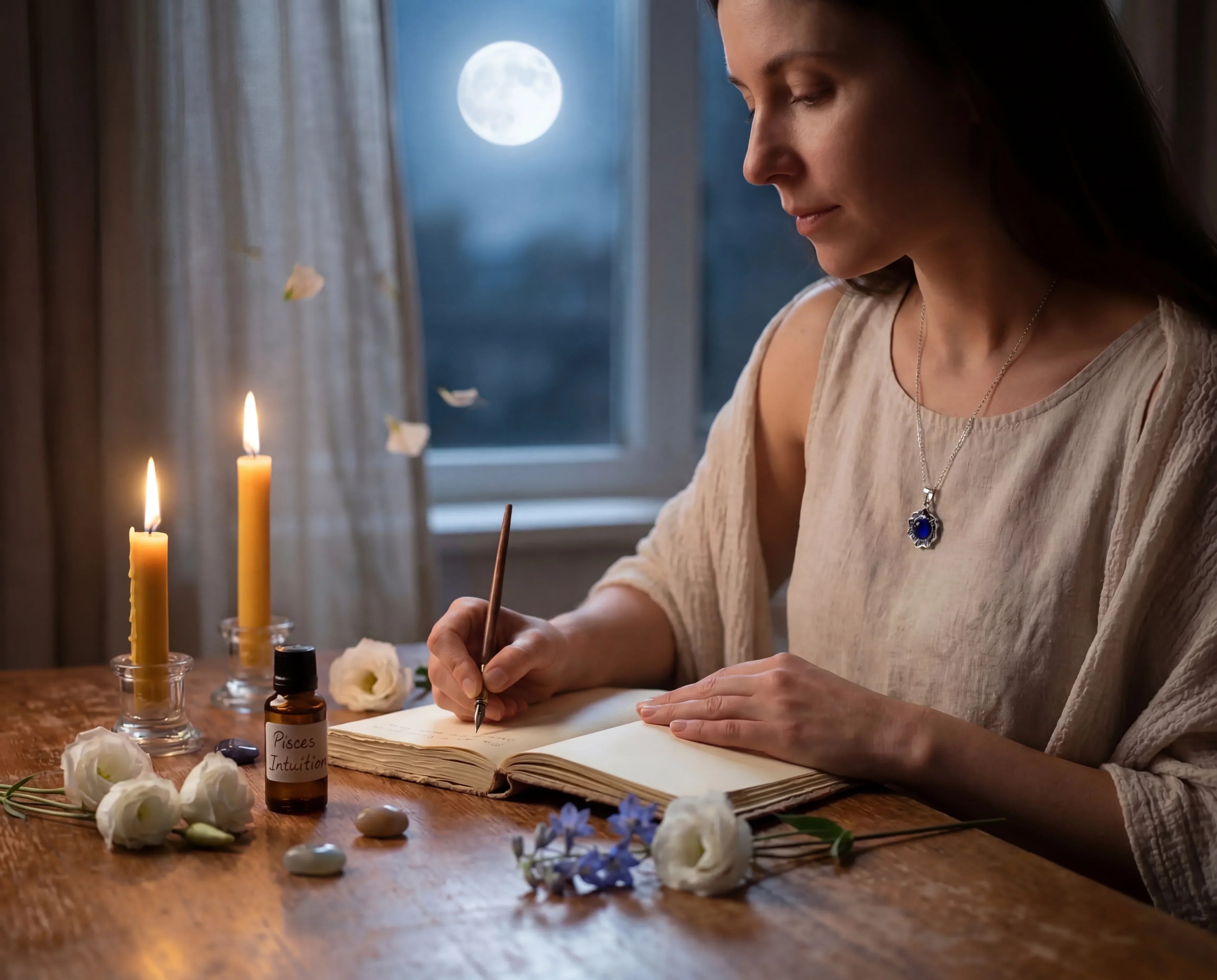 🌕 Pisces New Moon: What If You Wrote the First Page of Your New Beginning?