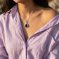 Midnight Shell Aromatherapy Necklace