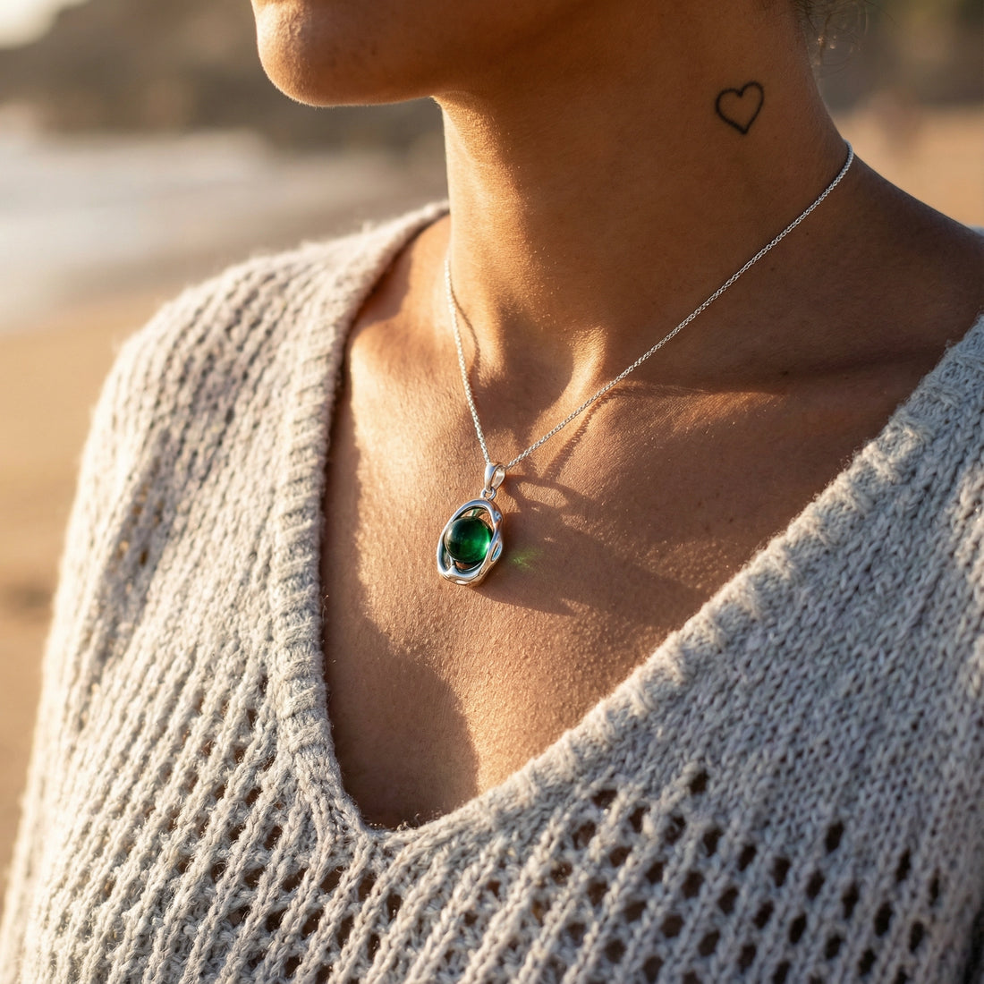 Crystal Breeze Aromatherapy Necklace