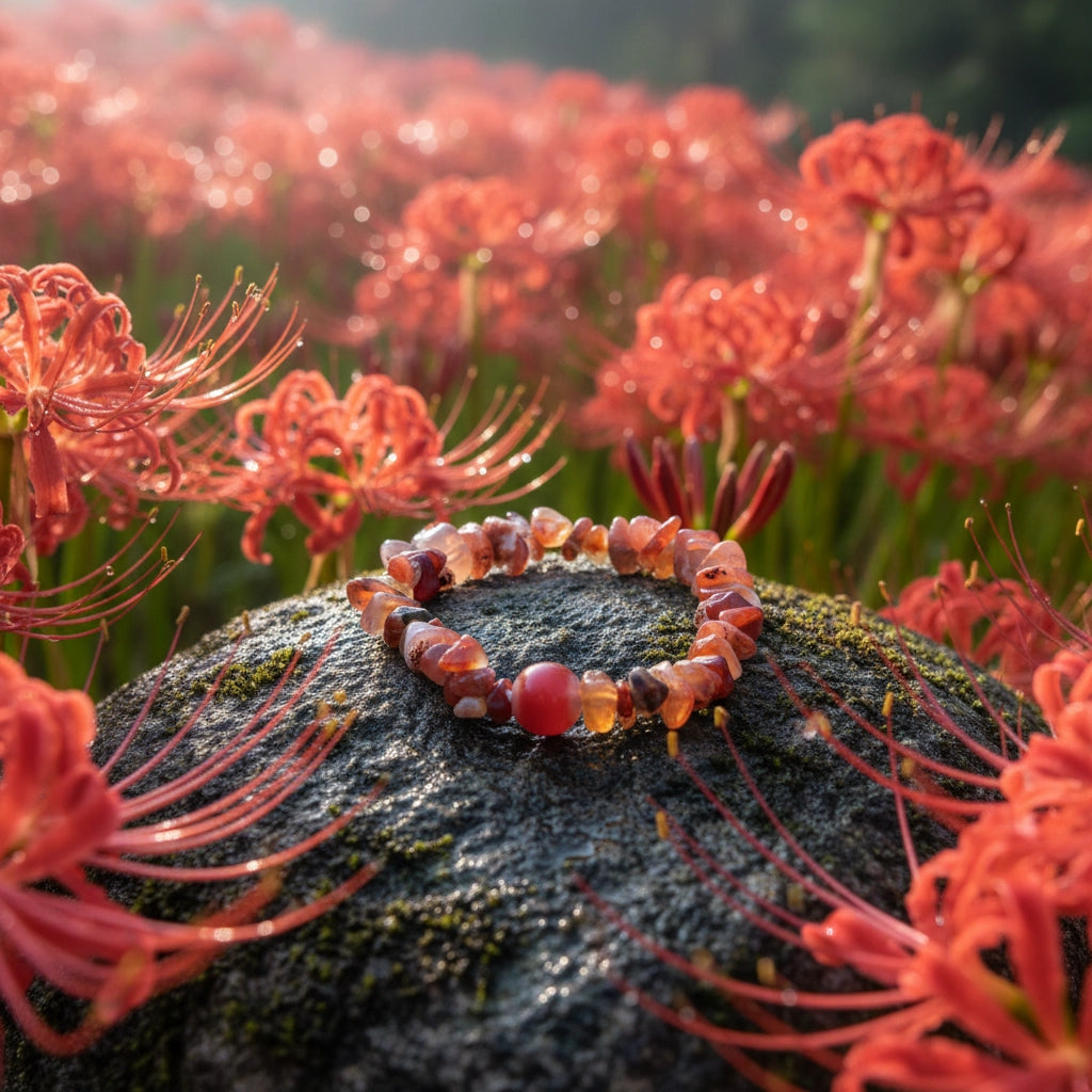Agate Rouge Diffuser Bracelet