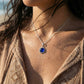 Sunshine Corail Bleu Aromatherapy Necklace